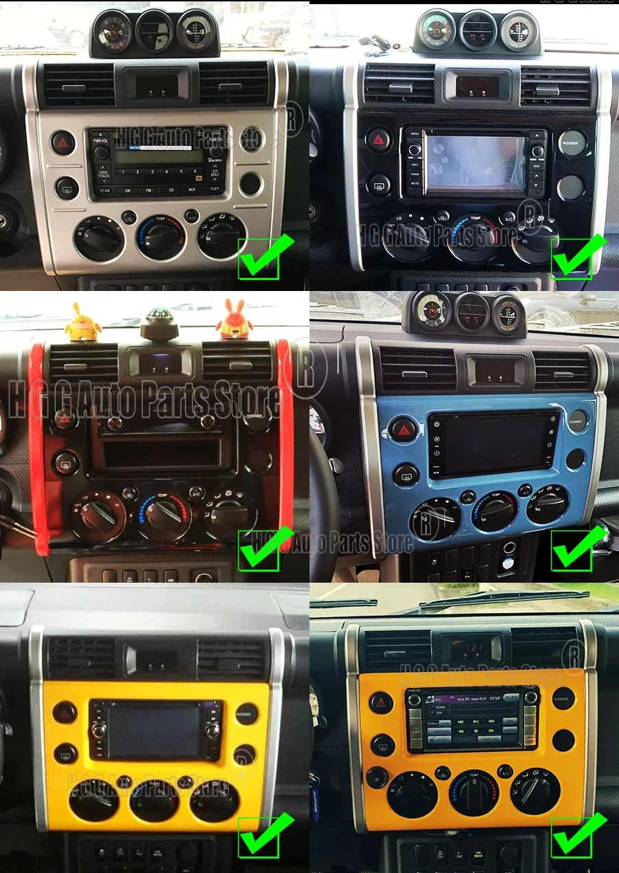 

J для Toyota Land Cruiser Fj15 2007-2024 13,3 дюйма Android13 Автомобильный радиоприемник Carplay GPS-навигация Стерео Rds Bluetooth Multim stattia Player