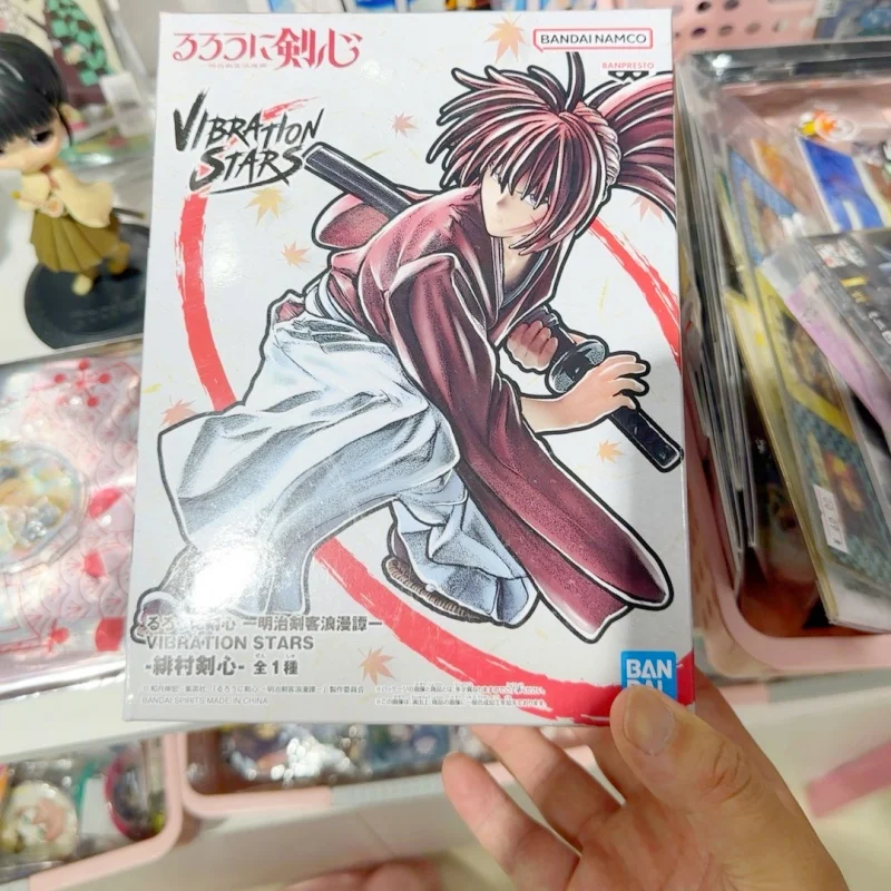 

In Stock New Bandai Banpresto Rurouni Kenshin Vibration Stars Himura Kenshin Anime Figure Action Boy Toys Birthday Gift