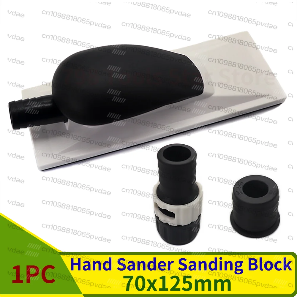 70x125mm Sanding Block Hook And Loop Dust Free Extraction Hand Polisher Grinding Machine  Automobile and Wood Polishing