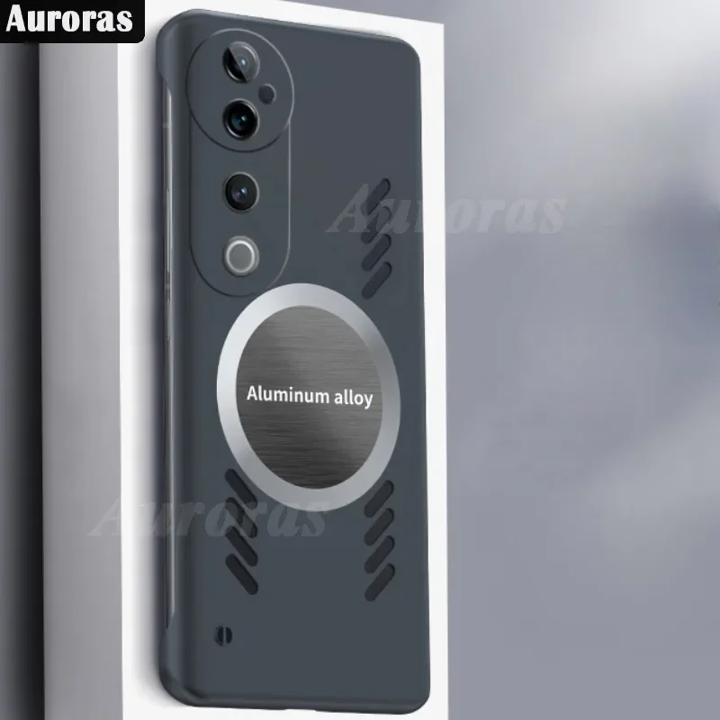 Роскошный безрамный Магнитный чехол для VIVO V40