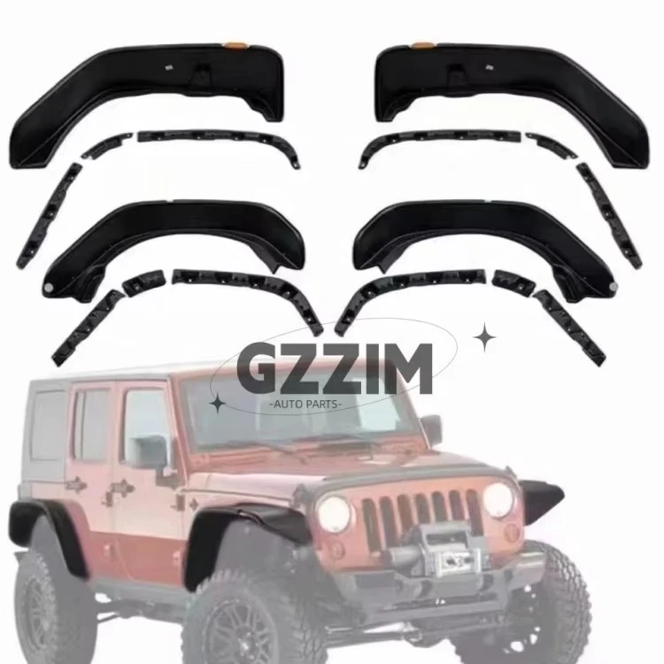 High Quality ABS Fender Flares Wide Body Wheel Eyebrow Protector for JK JL JT