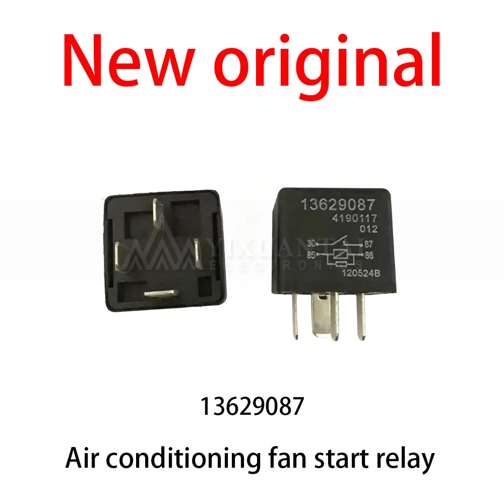 (5pcs) 100% New relay 13629087 Car air conditioning fan starting relay 12V 4-pin