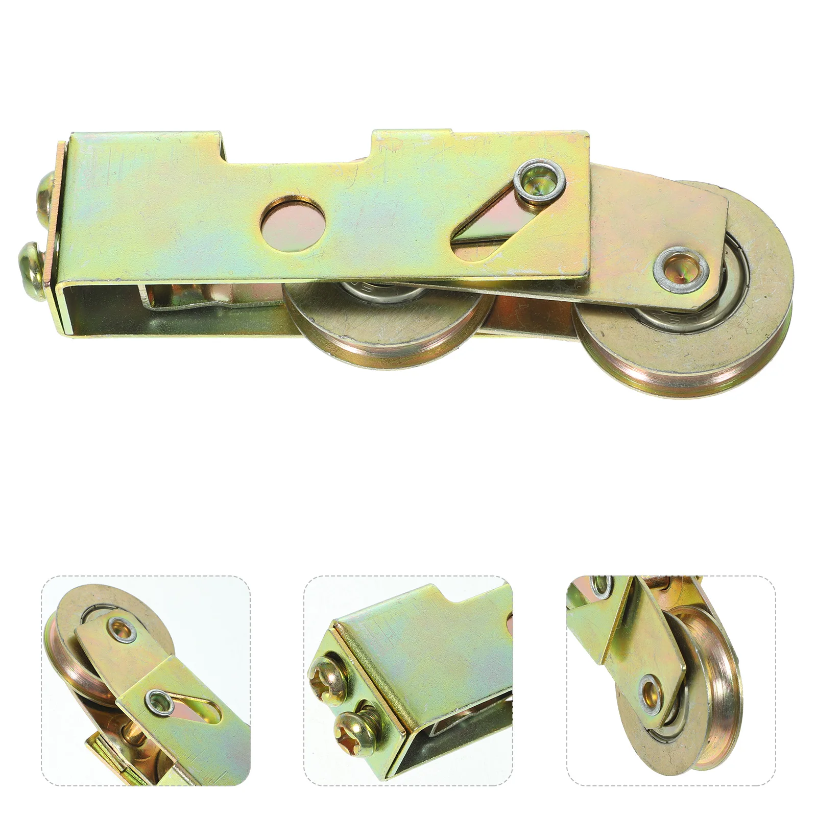 

Aluminum Alloy Sliding Door Pulleys Durable Roller Window Accessories Smooth Bearing Wheel Home Supplies Cabinet Guide