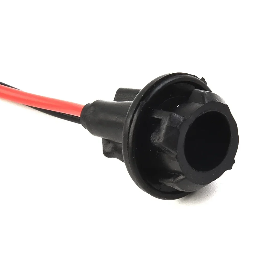 10 шт., черные пластиковые розетки постоянного тока 0 В ~ 12 В T10, автомобильная розетка, удлинитель, светодиодный клиновой светильник, базовые светильники, разъемы, аксессуары