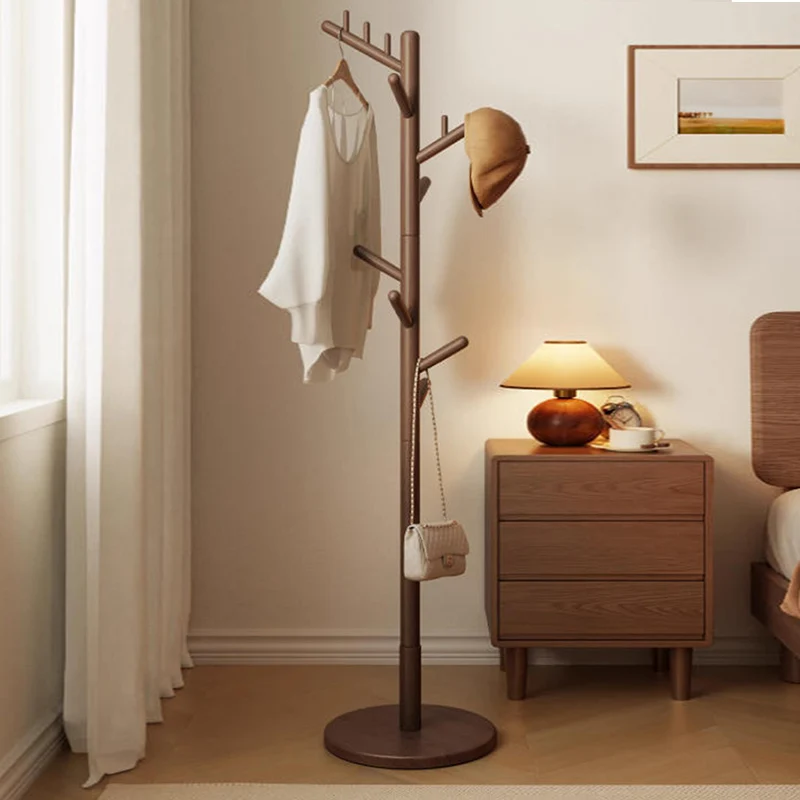 

Wooden Clothes Coat Racks Wall Storage Living Room Nordic Coat Racks Hallway Coat Racks Dress Rail Perchero Trendy Furniture