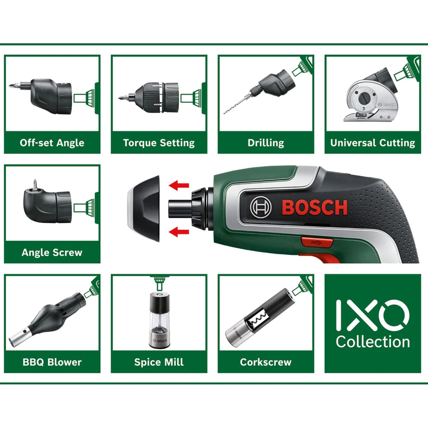 Bosch Torque Setting Adapter for IXO Accessory for IXO Screwdriver