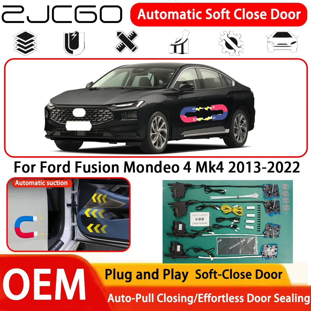 for Ford Fusion Mondeo 4 Mk4 2013-2022 Car OEM Plug and Play Automatic Electric Soft Close Door Comfort Closing System