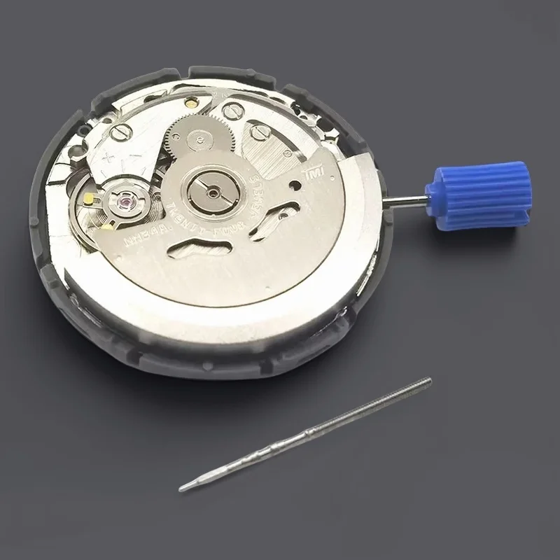 عالية الدقة التلقائية ذاتية اللف NH34 الحركة الميكانيكية التقويم الأبيض 24 مجموعة جذع المجوهرات