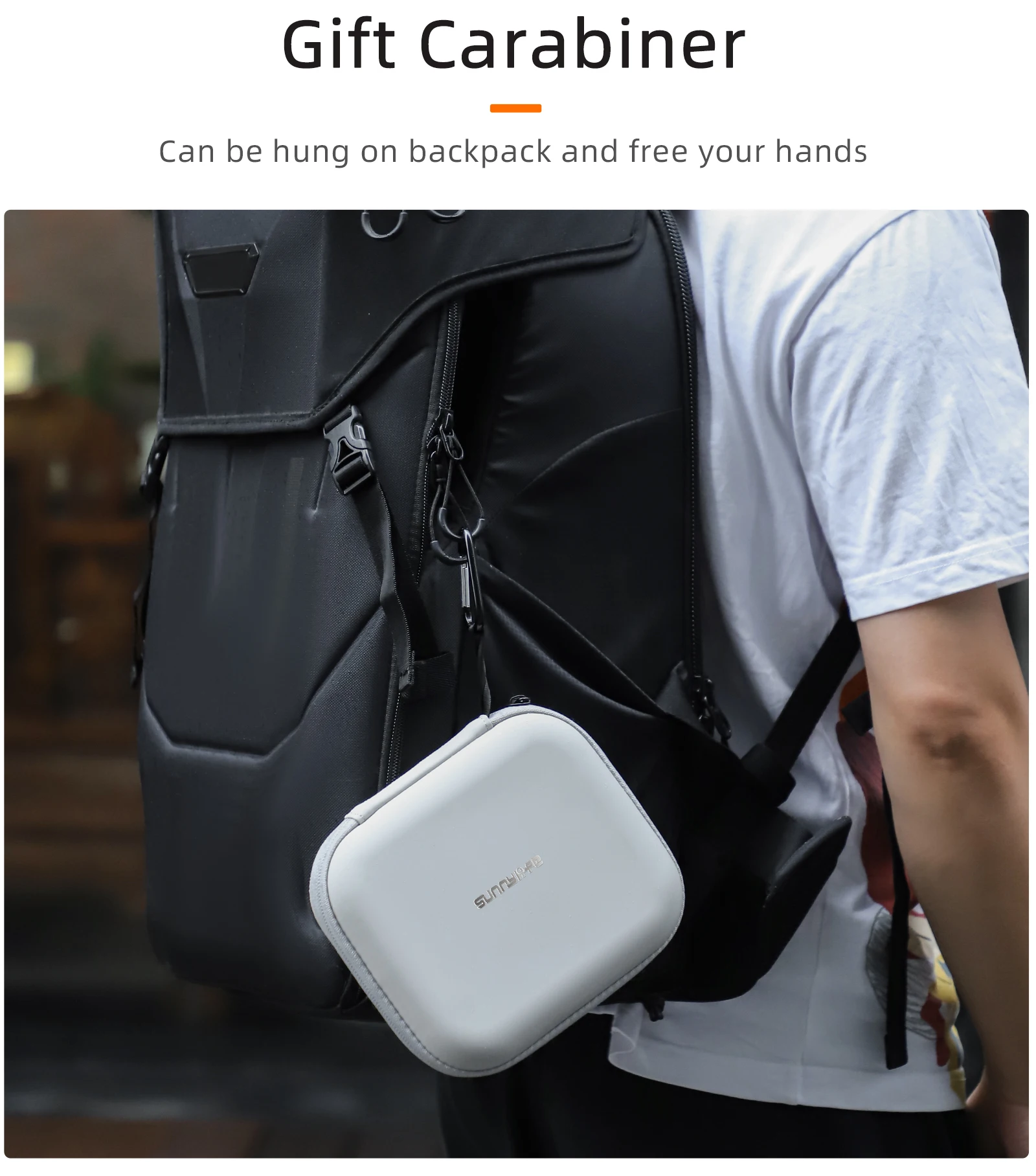 ミニ収納バッグdjineo,eva,キャリングケース,ドローン用ボディバッグ,トラベルアクセサリー,オレンジ,ブラック,グレー