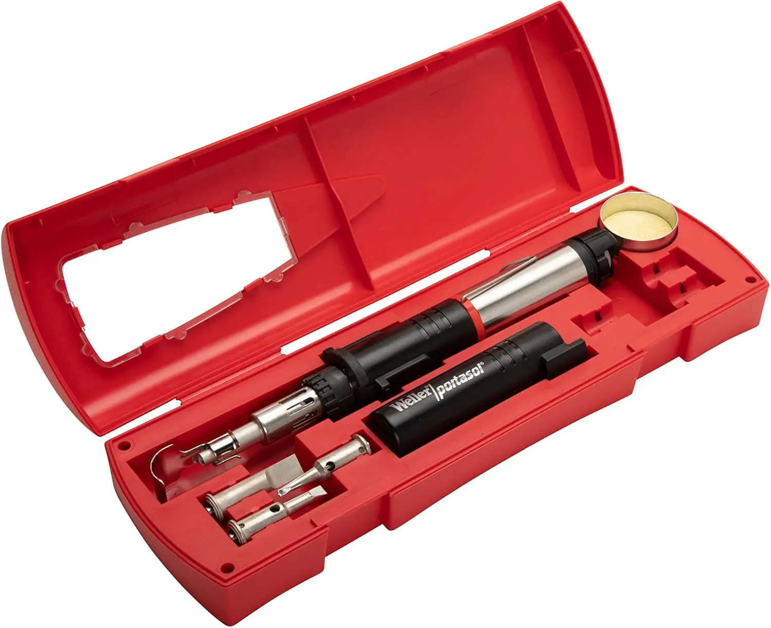 

Self-Igniting Cordless Butane Soldering Iron Kit, 200-580°C Adjustable, Portable