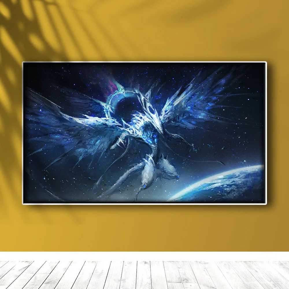 Yu-Gi-Oh! Deep Eyes White Dragon Creature Anime Canvas Print Painting Poster Wall Art Home Room Decor Unframed