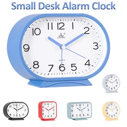 6 Colors Simple Desk Alarm Clock Home Decor Bedroom Study Room Alarm Clock Daily Pointer Type Battery Operated Alarm Clocks