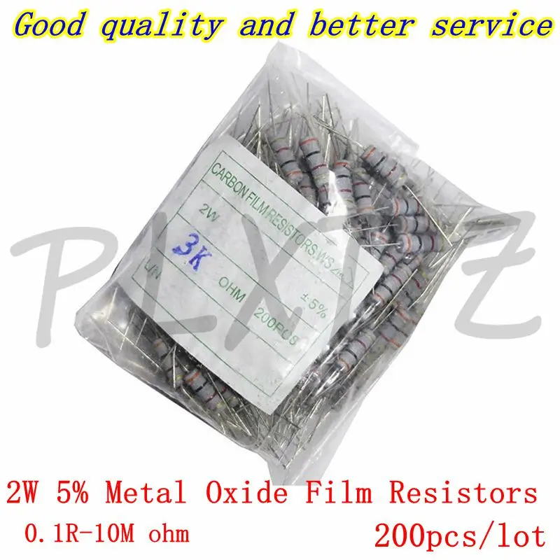 200Pcs 2W Metal Oxi…