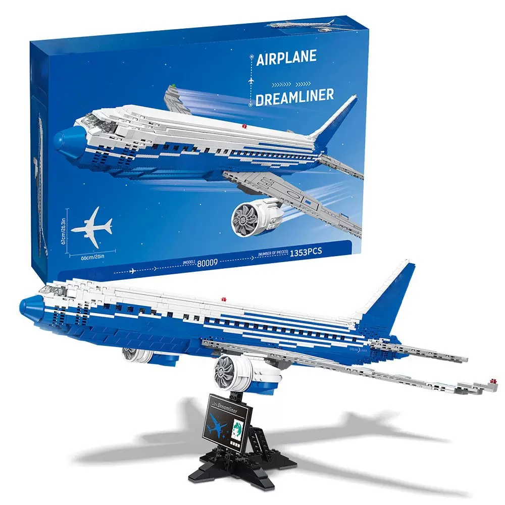 

Airplane model assembly toy, home aviation model ornament, building blocks set, educational toy for boys, birthday gift