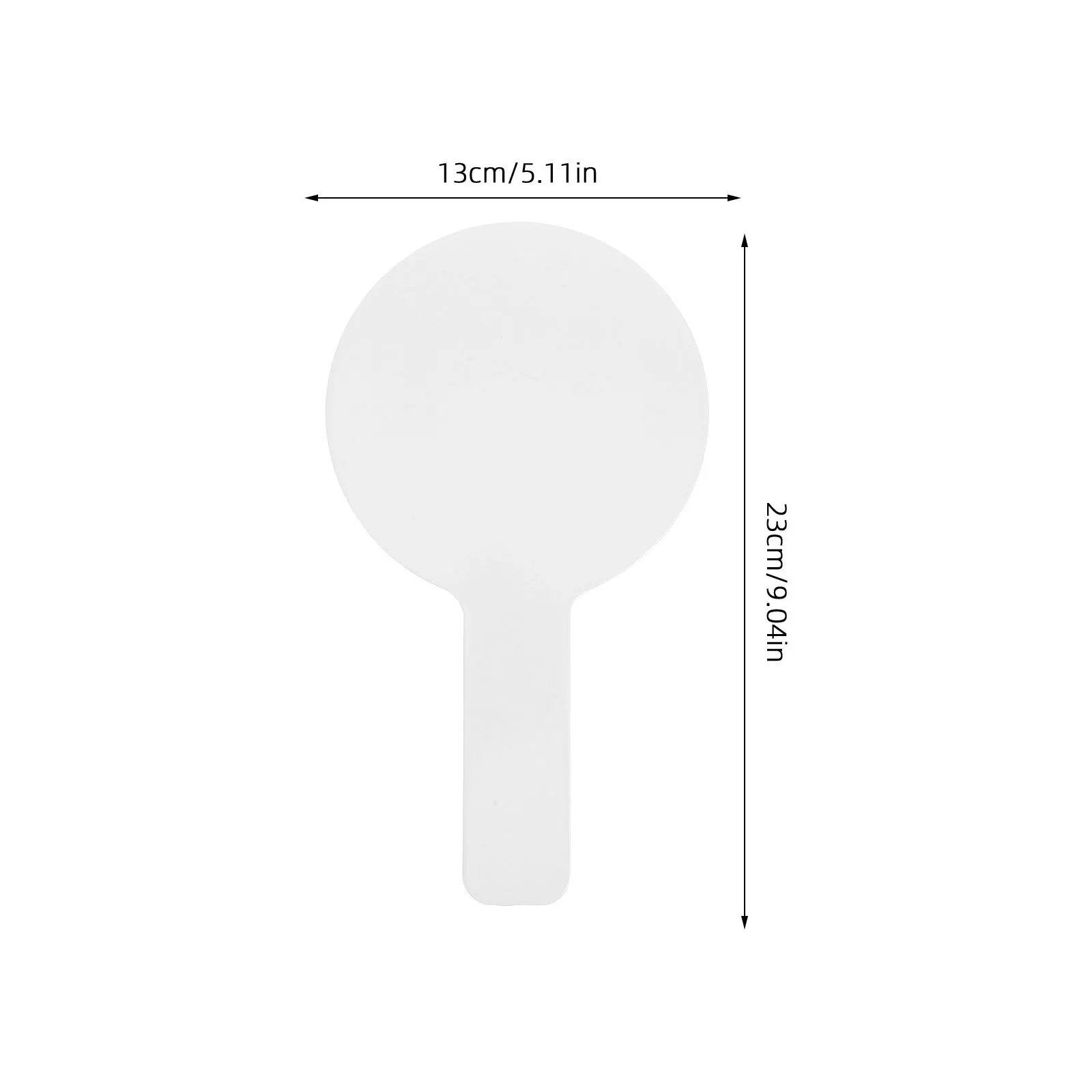 10pcs Portable Double-Sided Whiteboard Handheld Dry Erase Boards For Kids Students Classroom Office Use Mini Answer Paddles