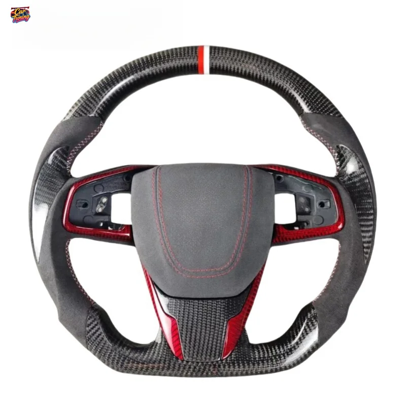 For Honda 10thCivic CRV Breeze 10th Generation Customized Carbon Fiber Steering Wheel Modification