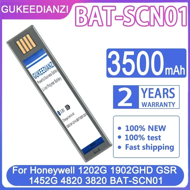 For Honeywell 1202G 1902GHD GSR 1452G 4820 3820 General Scanners Printer Battery, 3500mAh Replacement Battery BAT-SCN01