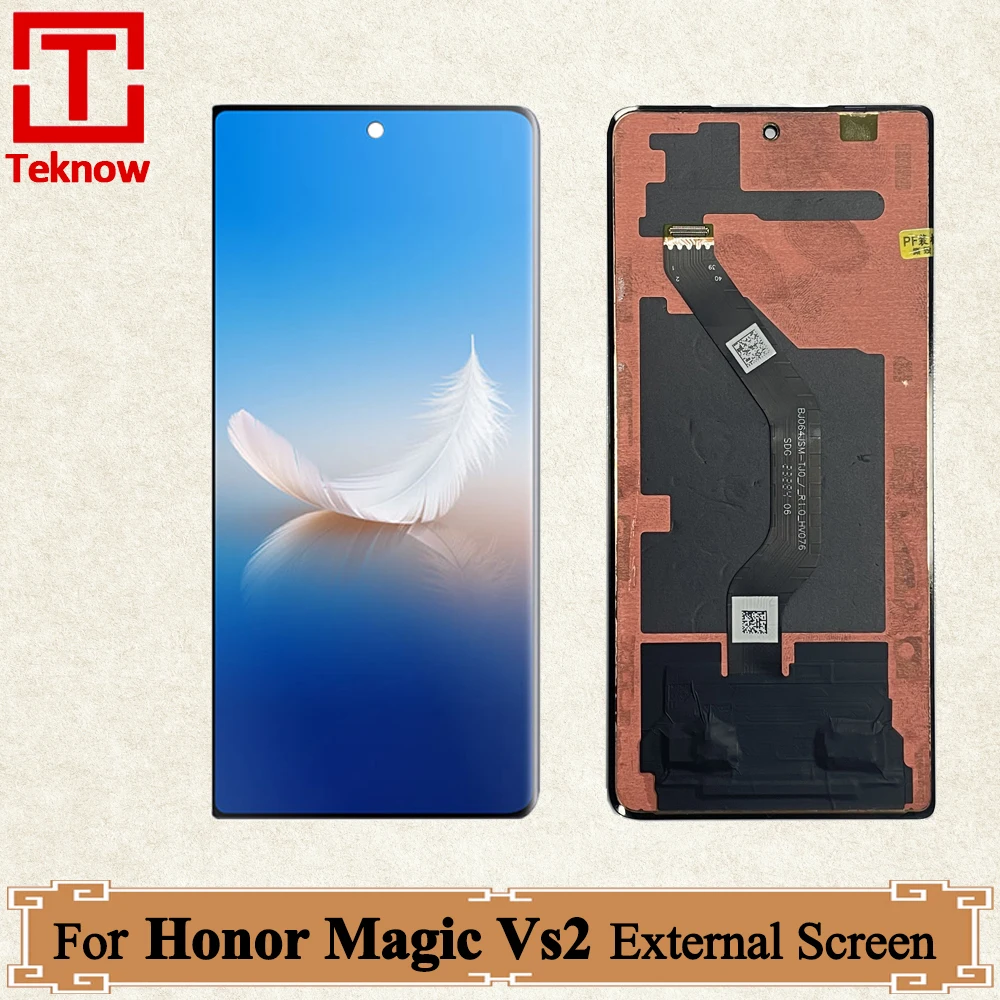 

Original 6.43"LCD Display For Huawei Honor Magic Vs2 External Screen Assembly Digital VER-AN00 Small LCD Replacement Parts