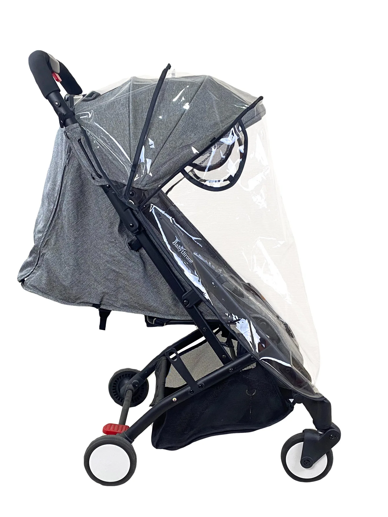 غطاء مطر عالمي لعربة الأطفال، غطاء EVA مقاوم للماء متوافق مع ملحقات عربة الأطفال Babyzen Yoyo2 Yoya