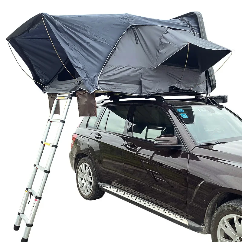 2022 Hot Sale ABS Shell Car Roof Top Tent Folding SUV Outdoor Hard Shell Car Rooftop Tent