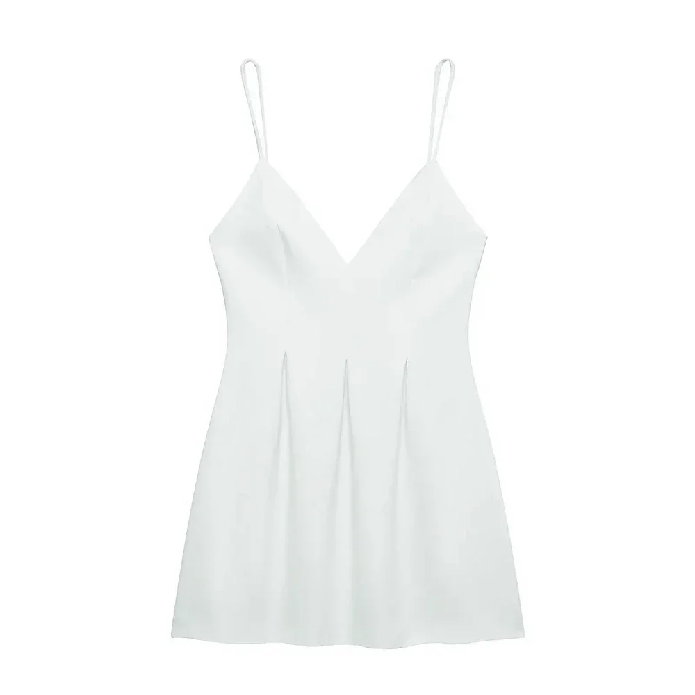 Kleider für Frühling und Sommer, tägliche Grundlagen, einfarbig, ärmellos, herzförmiger Ausschnitt, Mini-Cami-Dating-Kleider für Damen