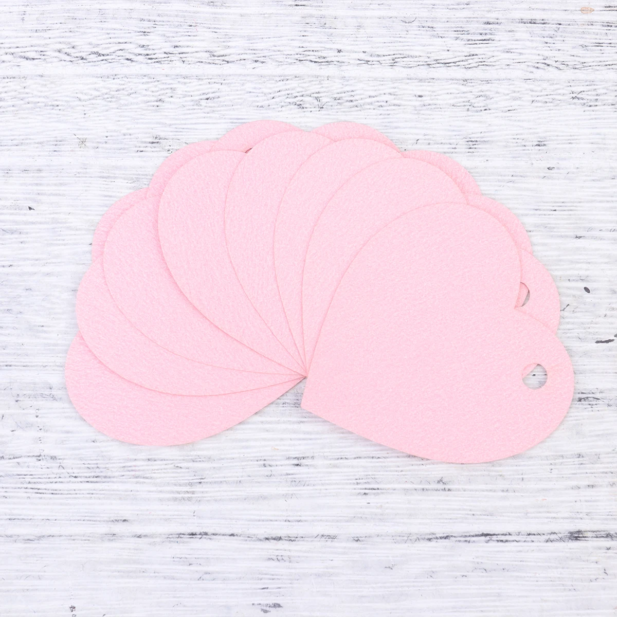 100 قطعة على شكل قلب علامات تعليق ورق وردي ملصقات هدايا عيد الحب أتمنى ديكور حفل زفاف علامة هدية علامة قلب #4