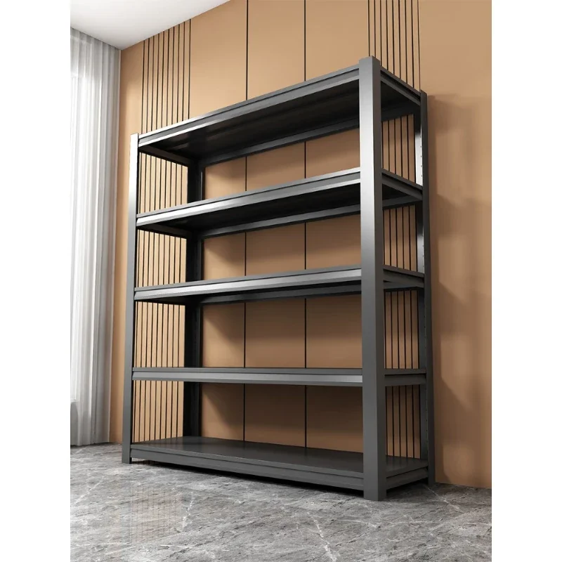 Shelf, storage rack, warehouse, steel display rack, supermarket balcony, multi-layer floor storage rack, thickened iron rack