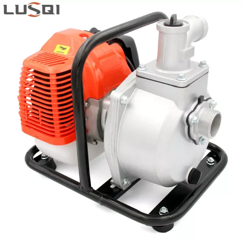 LUSQI 40-5 1 Inch Gasoline Small Water Pump 2 Stroke Single Cylinder Petrol Engine For Field Irrigation Garden Watering 42.7CC