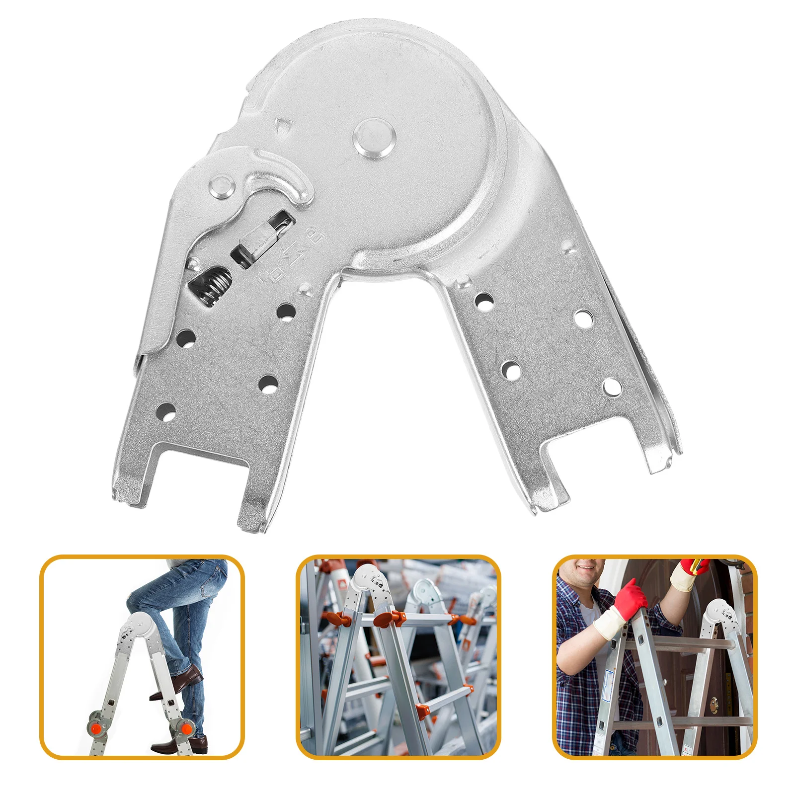 Heavy Duty Step Ladder Hinge Replacement Kit Strong Folding Ladder Bracket Hinge for Construction and Home Repair Use