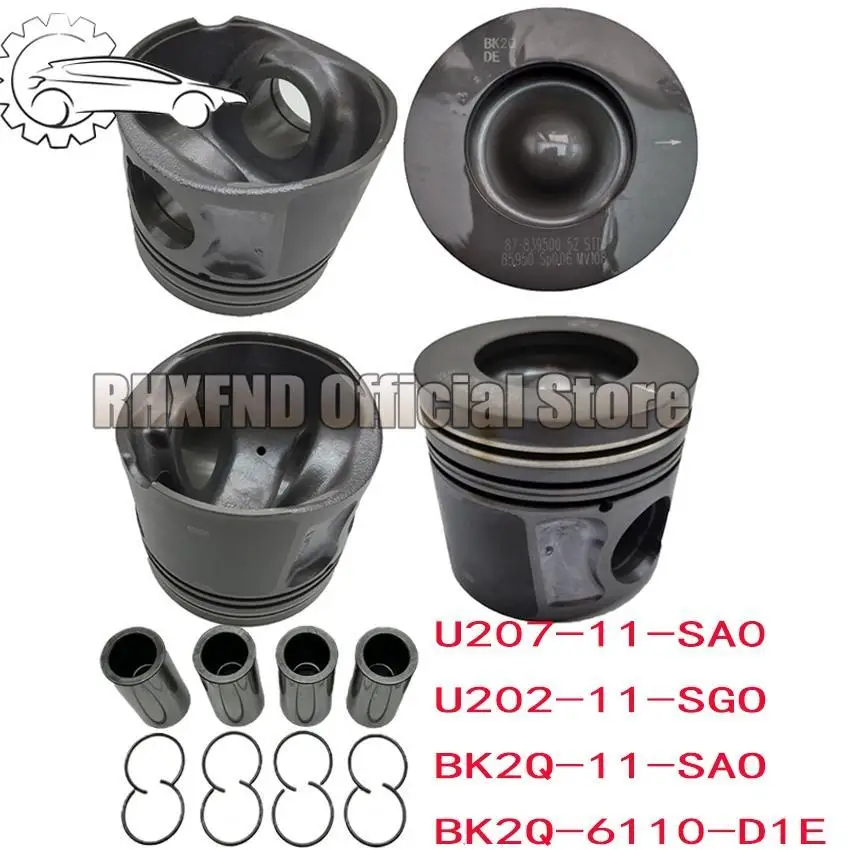 

U201-11-SG0 BK2Q-11-SA0 поршень, поршневое кольцо и кольцевый вал соединительного прутника с полным уплотнением для Ford Transit Ranger 2.2