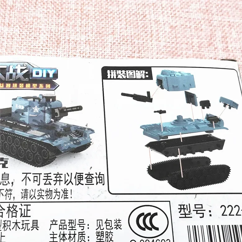 1/72 조립 탱크, UK 챌린저 RUS KV-1 KV-2, US M4A3 플라스틱 모델 장난감