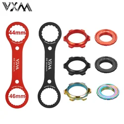 Frein à disque de vélo Centerlock à 6 boulons, adaptateur de rotor à 6 trous, entretoises de conversion de verrouillage central de moyeu de vélo essoré, 44mm, 46mm