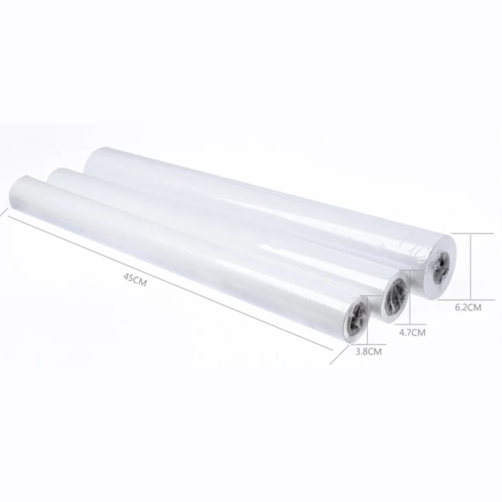 Rollo de papel de dibujo blanco, rollos de papel de pintura para actividades artesanales infantiles y pintura de papel de acuarela (45cm x 10m)