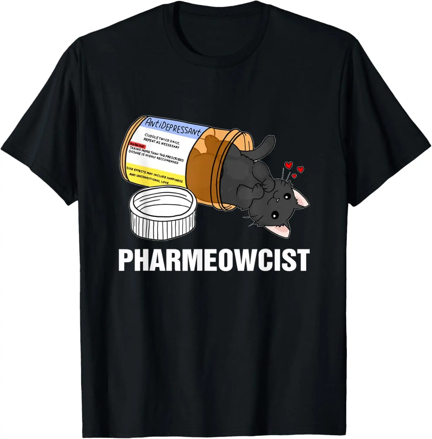 

Funny Pharmacist Cat Pharmacy Cute Cat For Cat Lovers T-Shirt