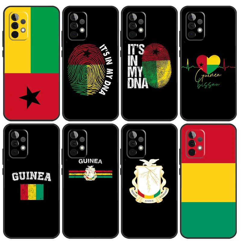 Guinea Bissau Flag Case For Samsung Galaxy A54 A34 A24 A14 A52 A32 A12 A22 A13 A23 A33 A53 A51 A71 Cover