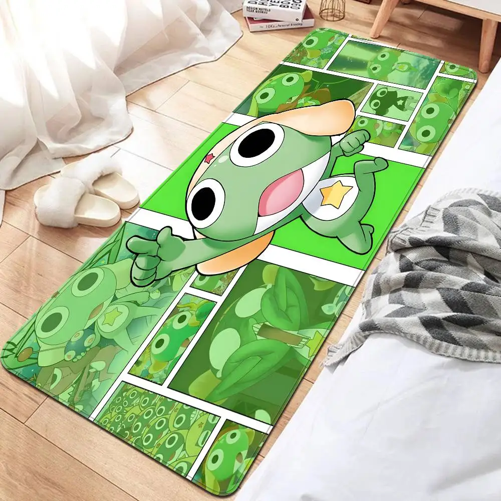 Comedy Anime S-Sgt. F-Frog Floor Mat Cheaper Anti-slip Modern Living Room Balcony Printed Bedside Mats