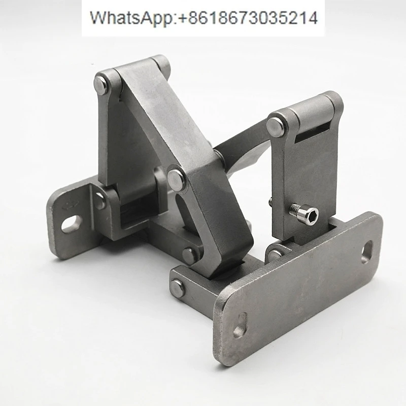 Fire hydrant invisible door hinge stainless steel stone pipe well door hinge hidden 2D adjustable heavy duty door