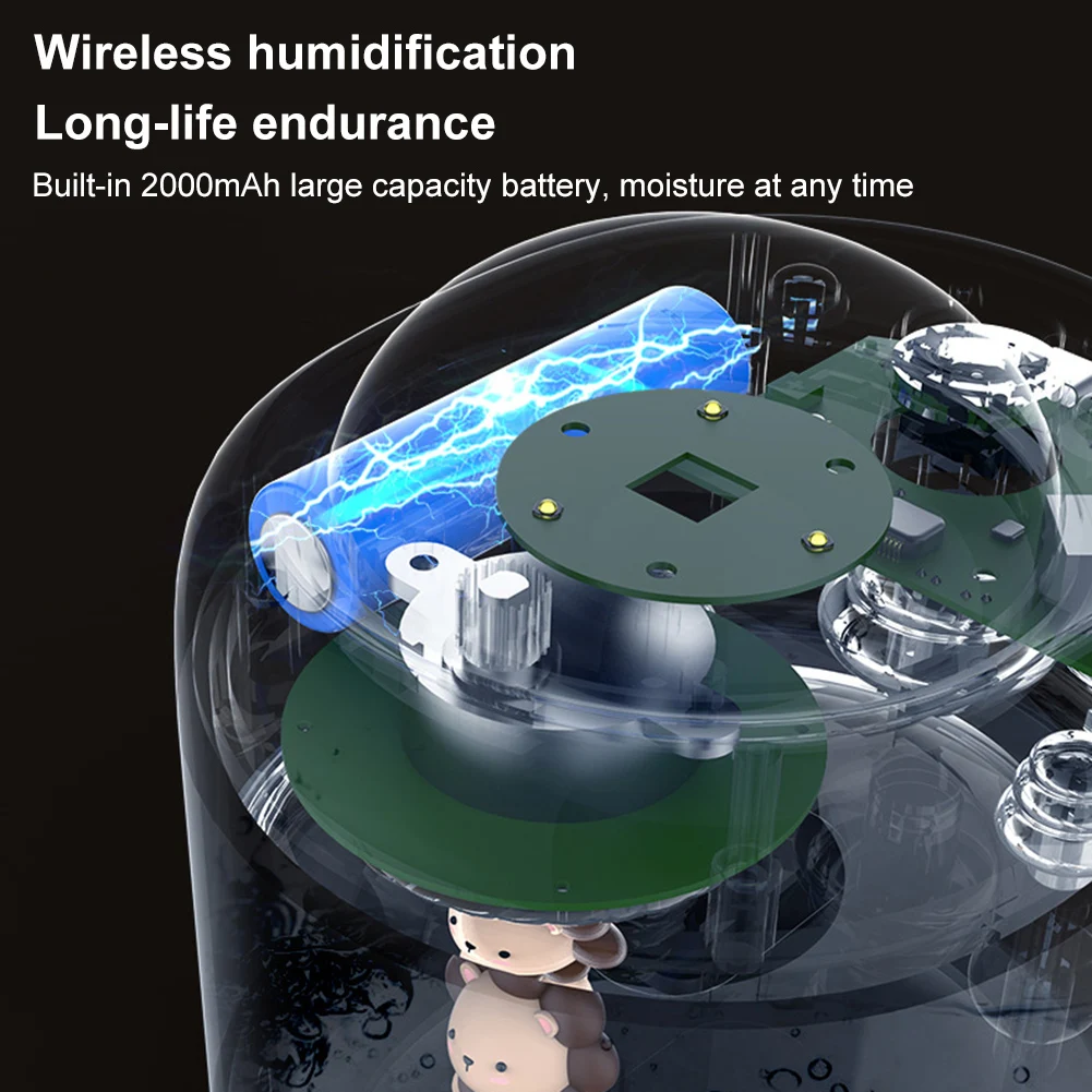 子供,大人,クリスマス,誕生日のためのナイトライト付き加湿器,星型プロジェクター,小さな空気加湿器