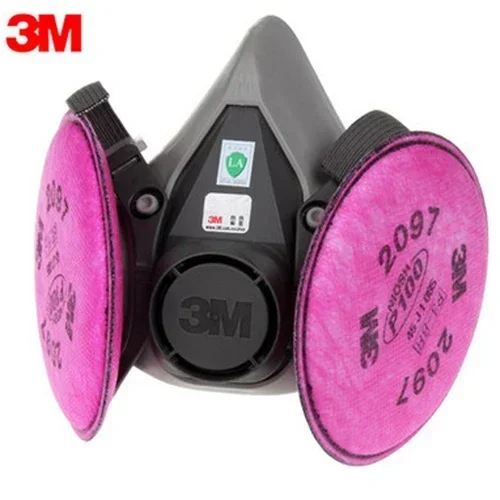 3M 6200 2097 Filter Dust Mask Industrial Dust Grinding Cutting Fiber Welding Fume Qrganic Gas Mask