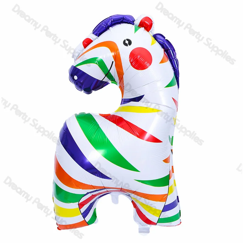 129pcs Carnival Circus Balloons Garland Arch Clown Lion Zebra Foil Balloon Kids Baby Shower Birthday Party Decorations Supplies