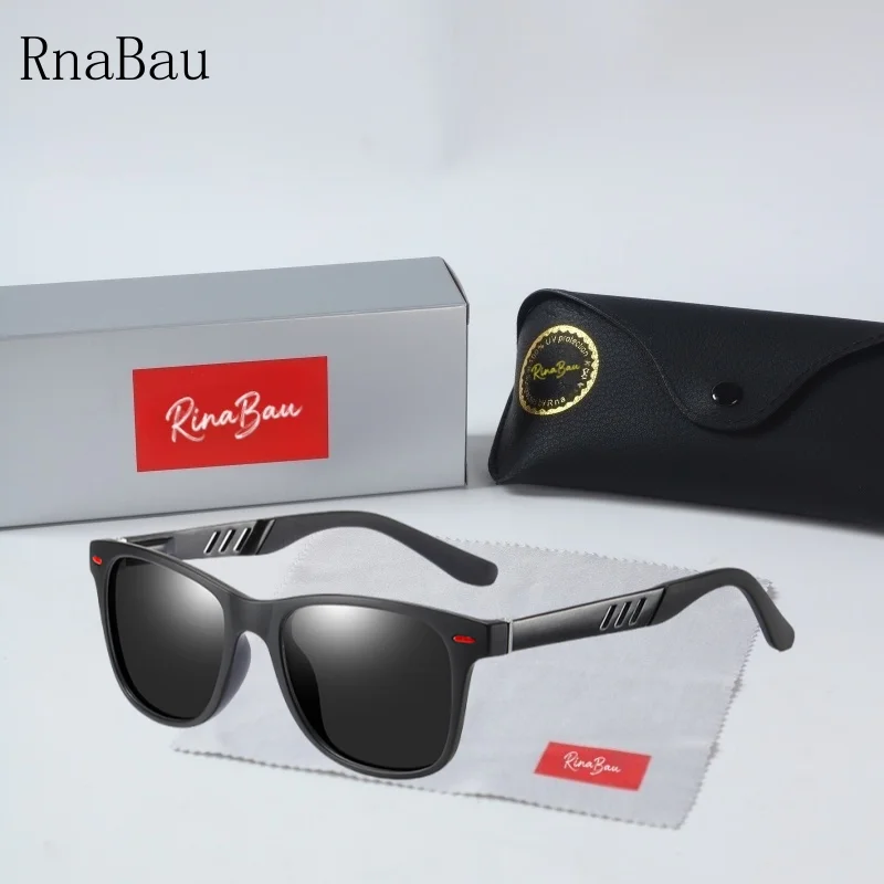 

RNABAU brand fashionable aluminum magnesium classic day and night dual-use men polarized sunglasses dazzling driving sunglasses
