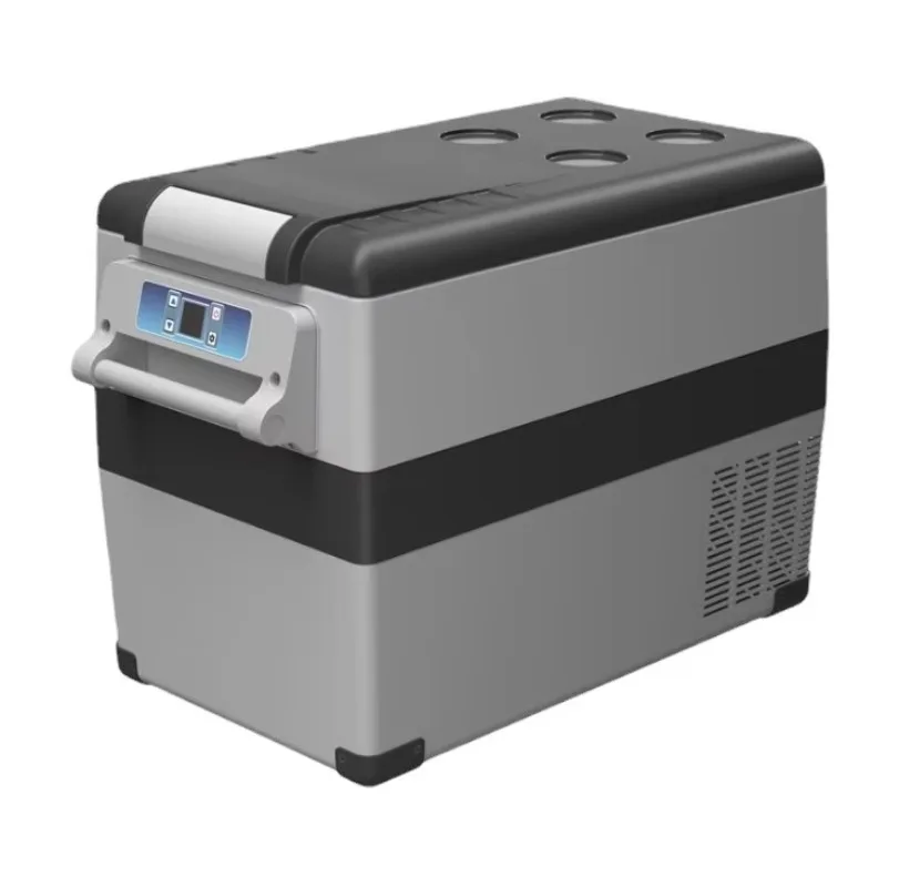 

New Arrival Portable Car Refrigerator 12v 55l Dc 12v 24v Compressor Electric Car Vehicle Freezer Refrigerator