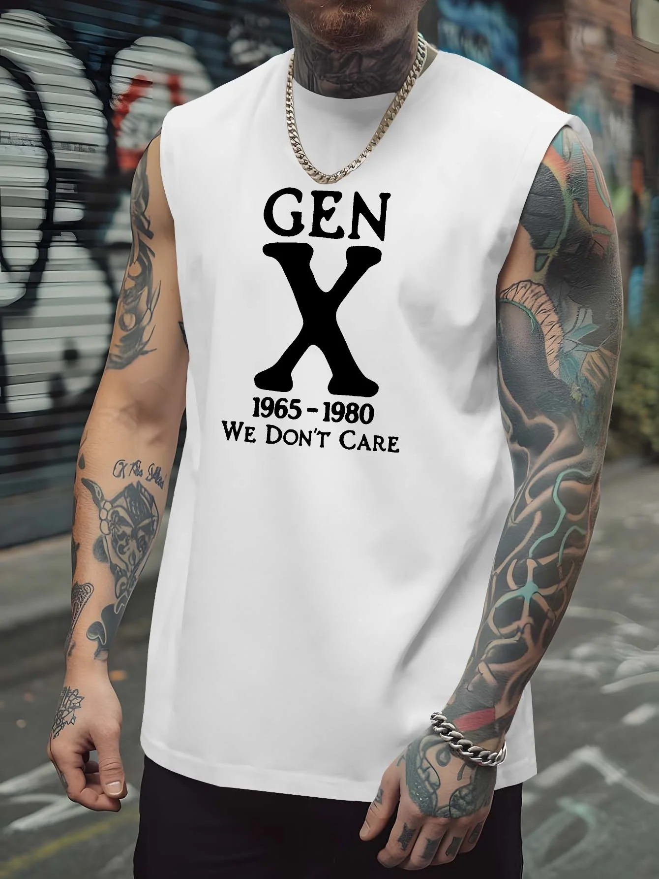 

Тренд X-генерации: спортивная одежда — легкая и быстросохнущая баскетбольная тренировочная майка без рукавов для лета.