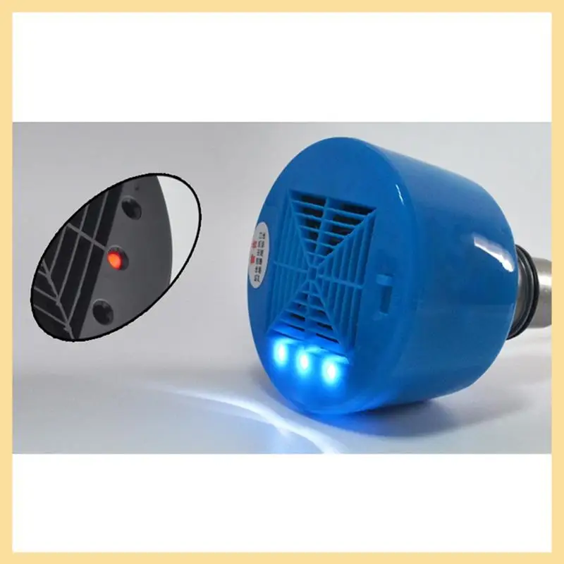 GOOD-1 Piece Heating Lamp Warm Air Lamp Reptile Insulation Lamp Smart Constant Temperature For Pets Brooding (Blue)