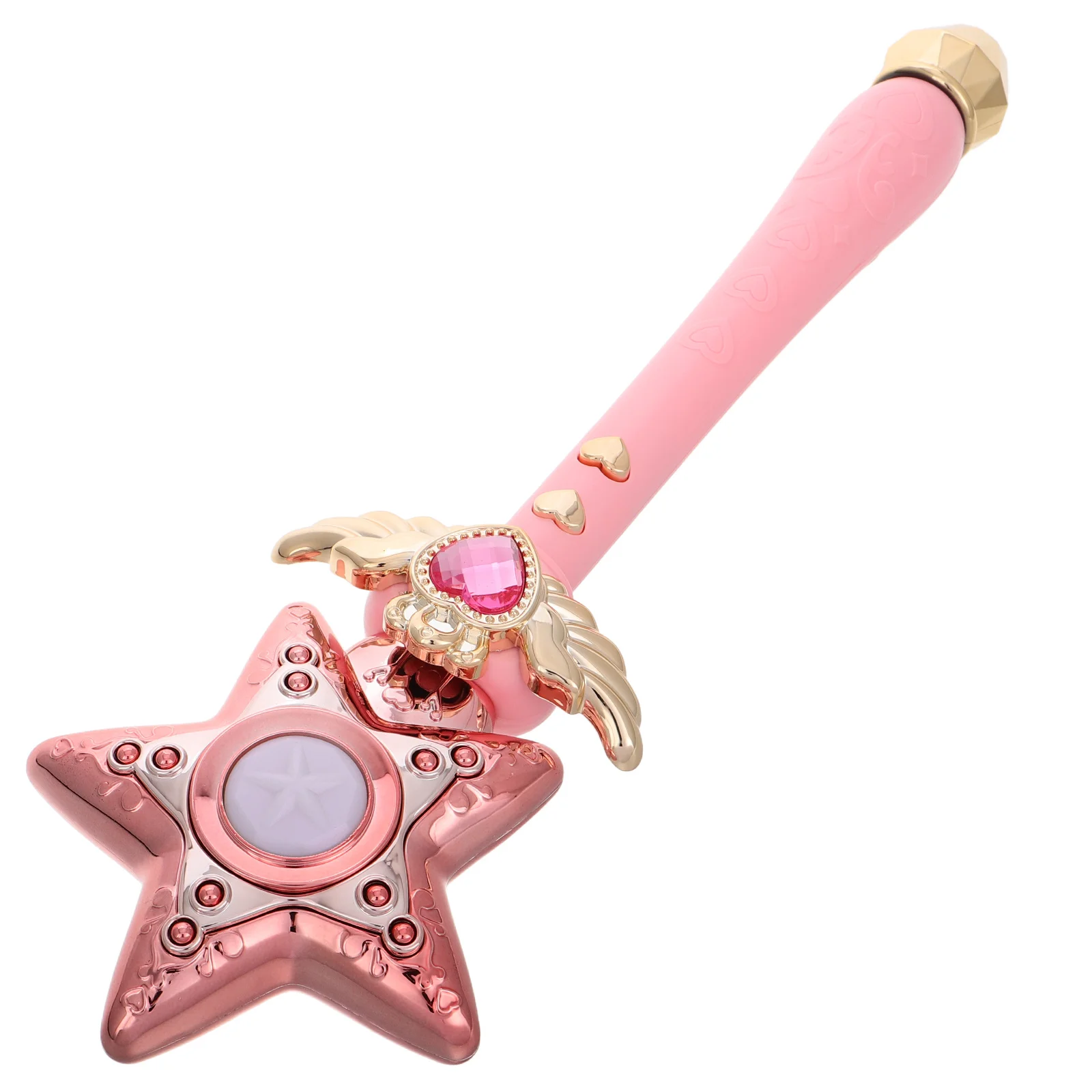 

Star Fairy Wand with Lights and Music for Girls Dress-Up Roleplay Costume Party Favor Ideal for Princess Themes and Imagination