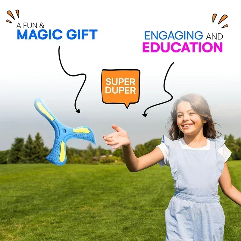 Boomerang per bambini e adulti Design in morbida schiuma per giochi all'aperto Ragazzi e ragazze Speed Racer Catch rapido Boomerang Giocattoli per adolescenti