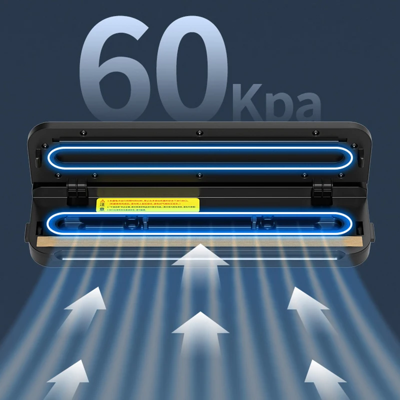 IDEACH Máy Hút Chân Không Thực Phẩm Máy Hàn Miệng Cho Nhà Bếp 30Cm Nhựa Máy Hàn Miệng Túi 60kPa Máy Hút Chân Không Thực Phẩm Bộ Vi Xử Lý Môi Seaming Máy Bao Gồm 10 chiếc Túi