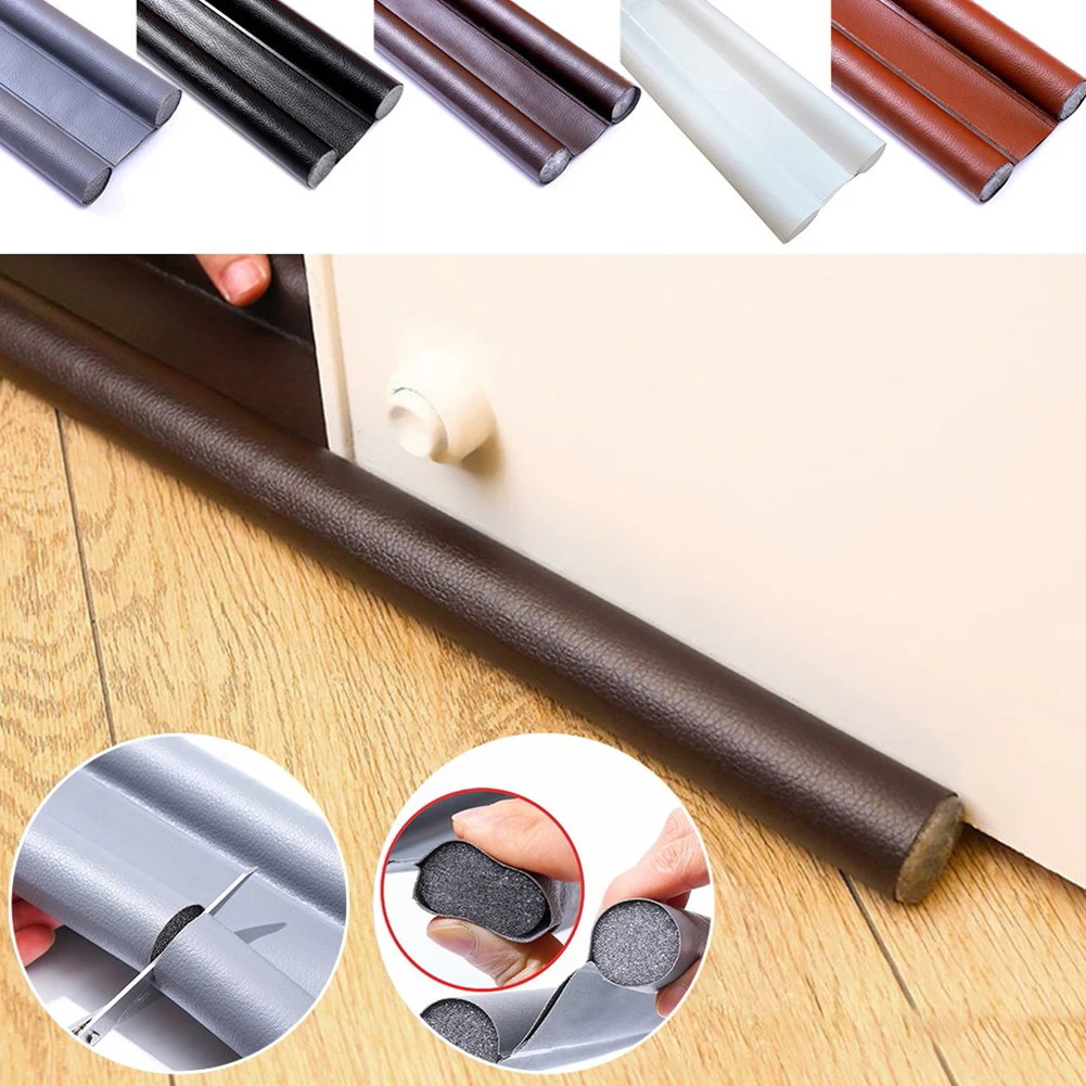 Door Bottom Seal Strip Under Door Draft Stopper Windproof Anti-Cold Gap Blocker Sound Insulation Sealing Weather Strip Hardware