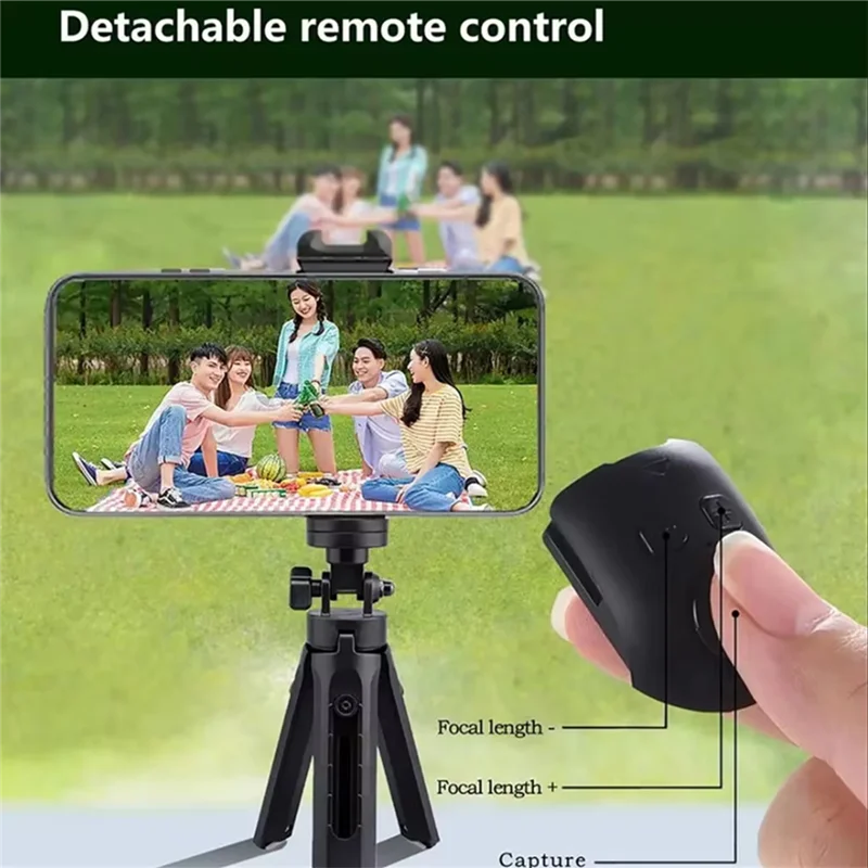 Empuñadura de función completa para teléfono, refuerzo de Selfie, soporte estabilizador de fotos Bluetooth con liberación de obturador