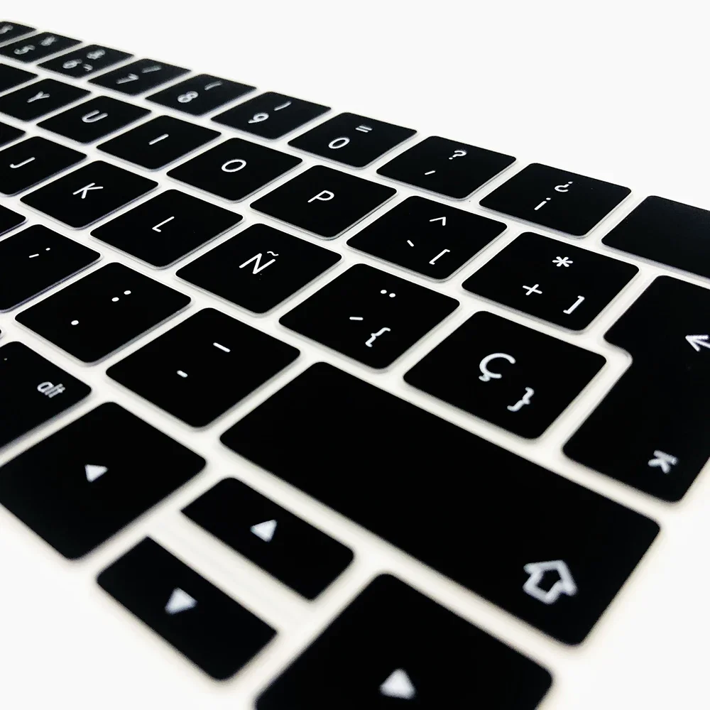 Silicone Keyboard Cover Skin for New MacBook Pro13/15/16 inch and  Air13/15 M M2 M3 A2338 A2141 A2992 A2991 A2337 US EU Spanish